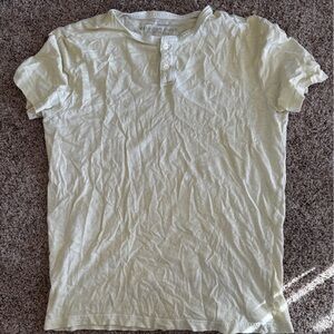 American Eagle Outfitters Light Yellow Tee